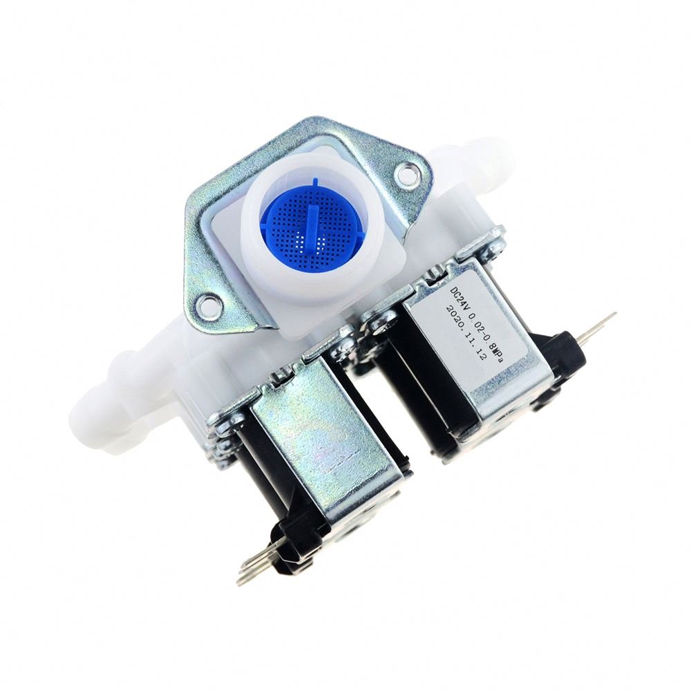 DN20 DC12V 24V 36V AC220V G3/4 1 In 4 Out Electromagnetic Valve Normally Closed Water Drain Valve Electric Water Inlet Solenoid