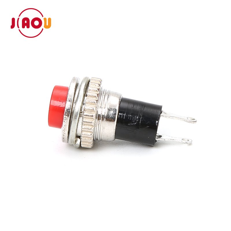 JIAOU YUEQING 10mm 2 Pin Push button Switch DS-316