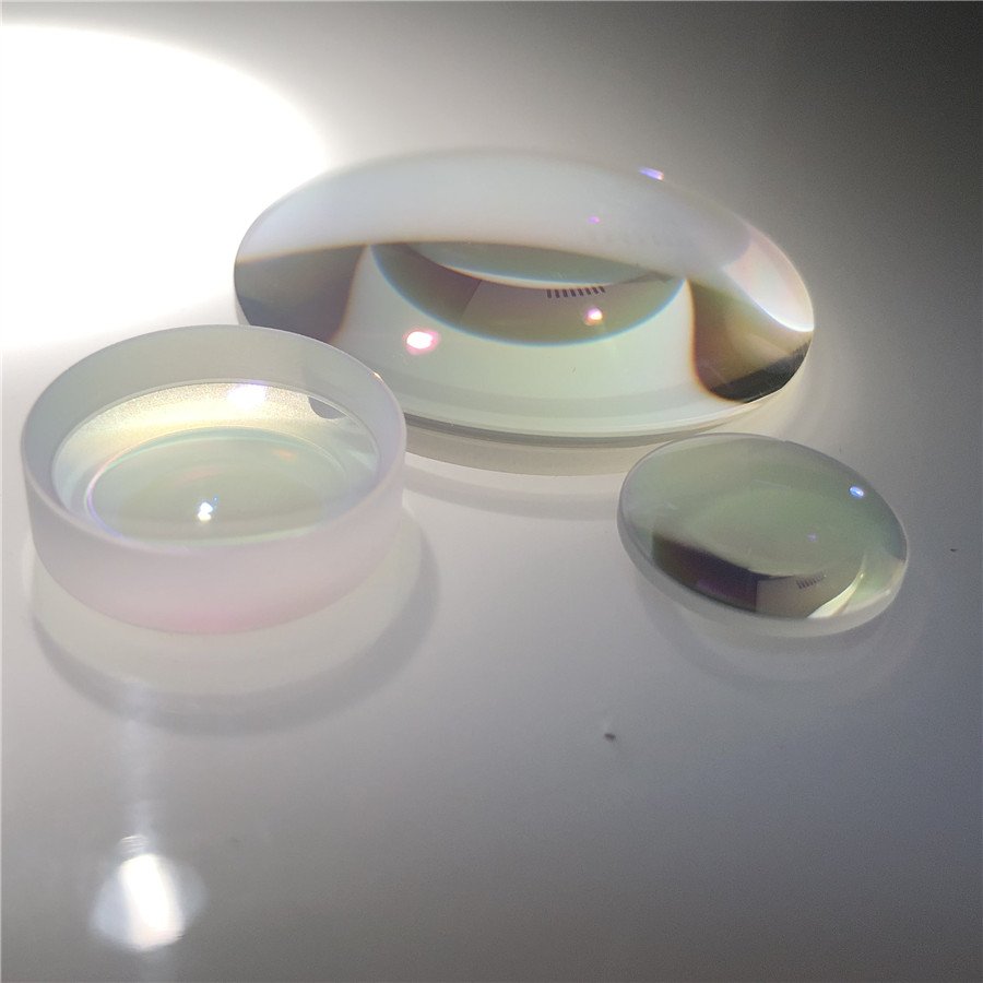 Deep UV CaF2 MgF2 Spherical Lenses Stock