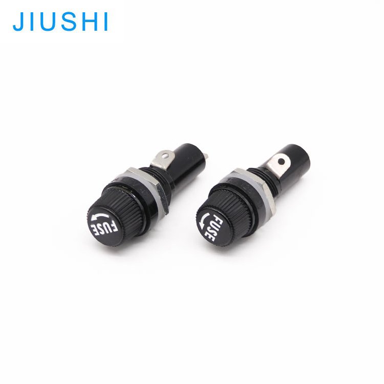 Kelly Wenzhou factory BLX-1 6X30 fuse holder components hole diameter 15mm flat snail