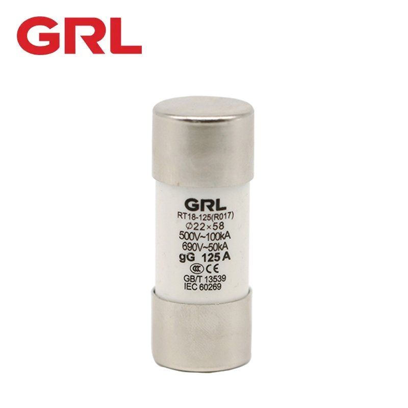 High-Capacity Low Voltage Cylindrical Ceramic Fuse 10*38 14*51 22*58 2A-125A IEC Safety Standards