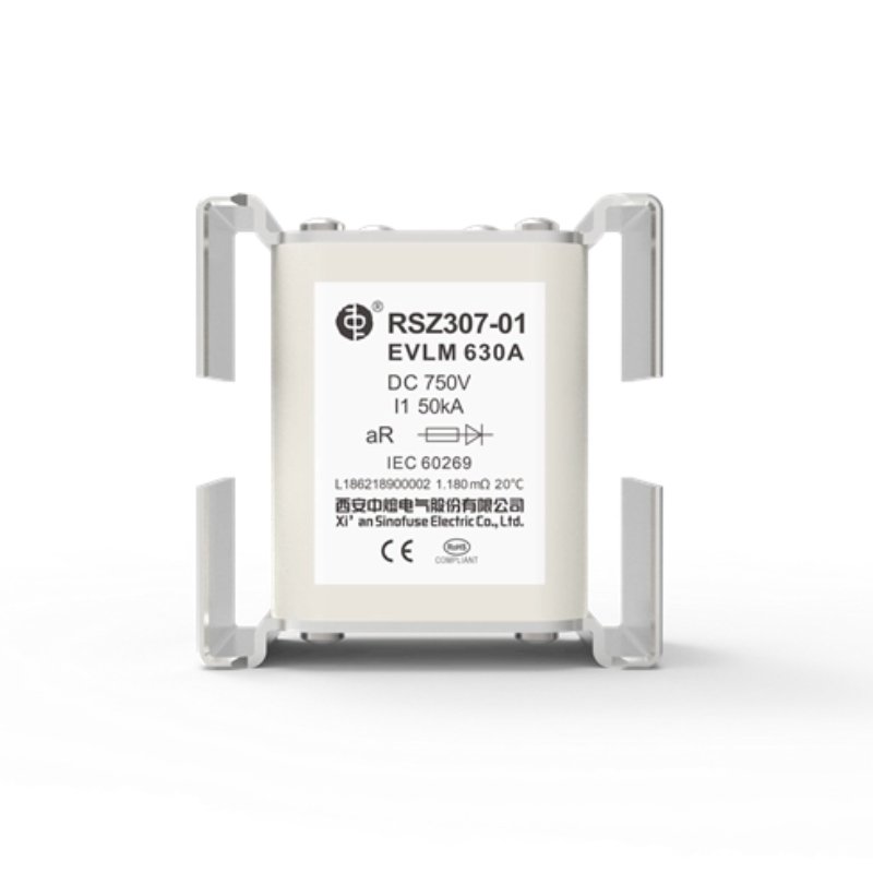SINOFUSE RSZ307-01-EVLM-400A 500A 630A 750V High Voltage DC Fuses For EV Charger ESS Solar Fuse