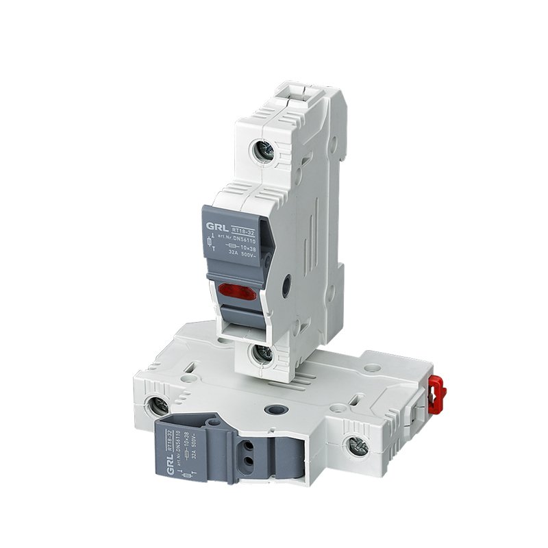 125A DC Solar Fuse Holder DIN Rail Type for 1000VDC/1500VDC Solar Module System High Performance Fuse Components