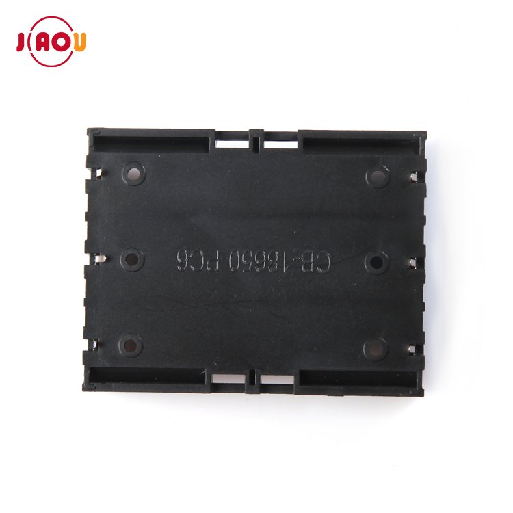 JIAOU 3.7V Lithium 18650 Battery Holder case with Pins 3 Cells Battery Box
