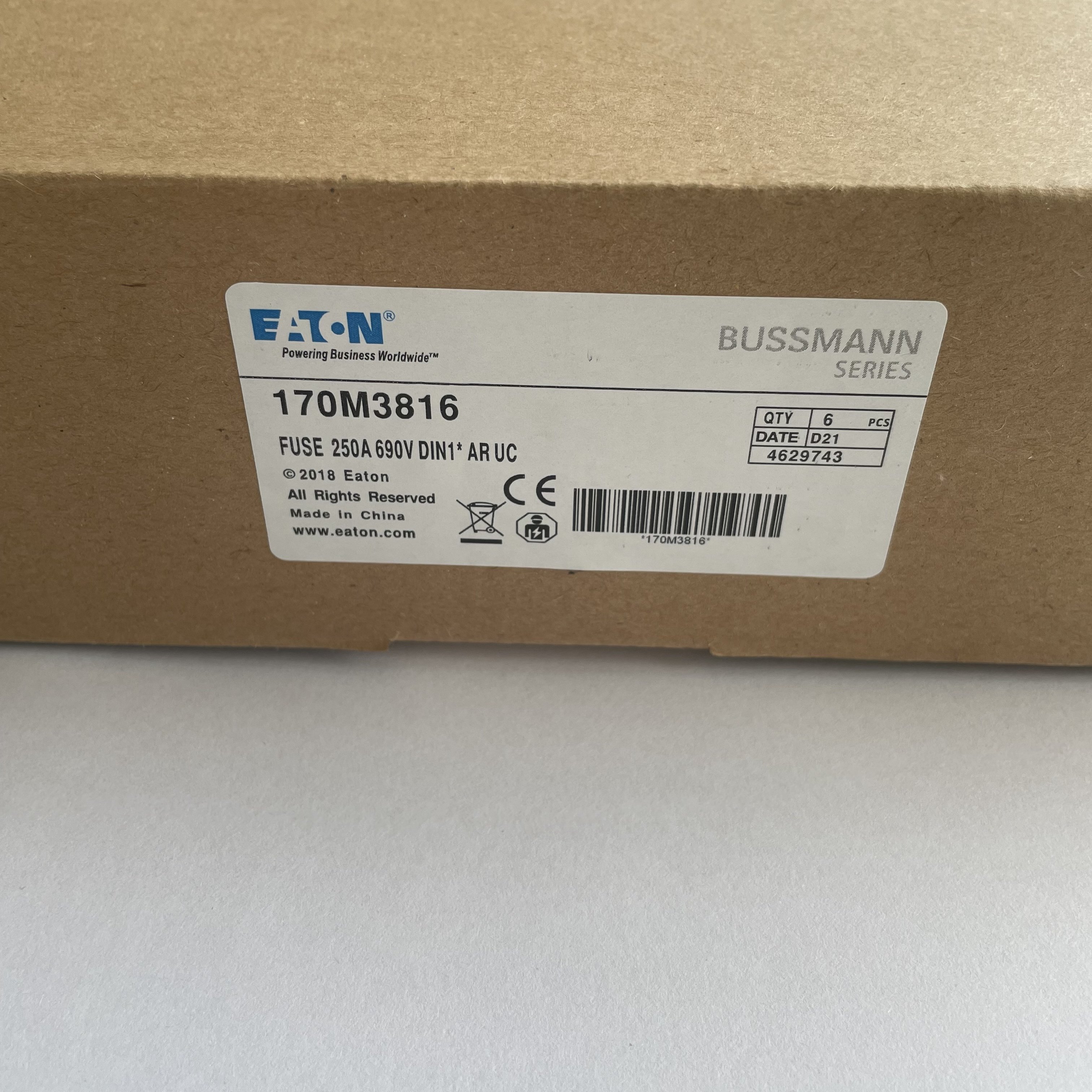 New original 170M3816 170M3817 170M3818 170M3819 fuse High Speed fuse Square Body Bussmann