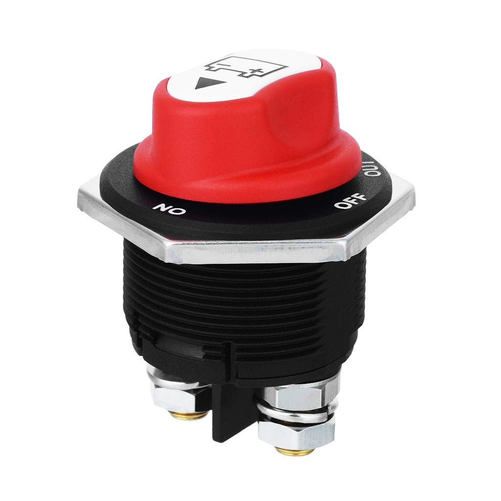 Mini Battery Circuit Breaker Switch IP56 12V - 24V - 32V - 200A Universal Fuse Holder Transparent Screwed Cover