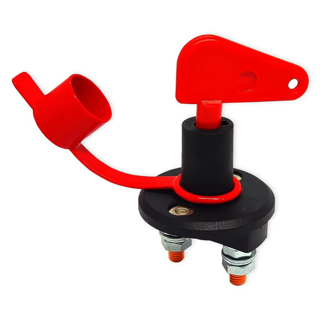 Battery Circuit Breaker Switch IP40 150A, M10 Spare Switch Universal Fuse Holder Transparent Screw Cap 12V 24V
