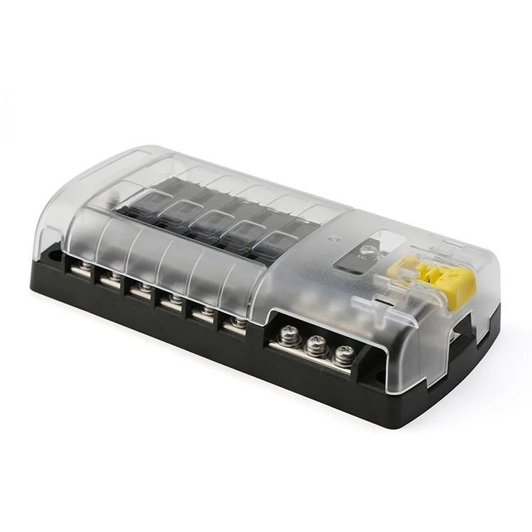 12 Way Blade Fuse Block Negative Bus Car Fuse Box