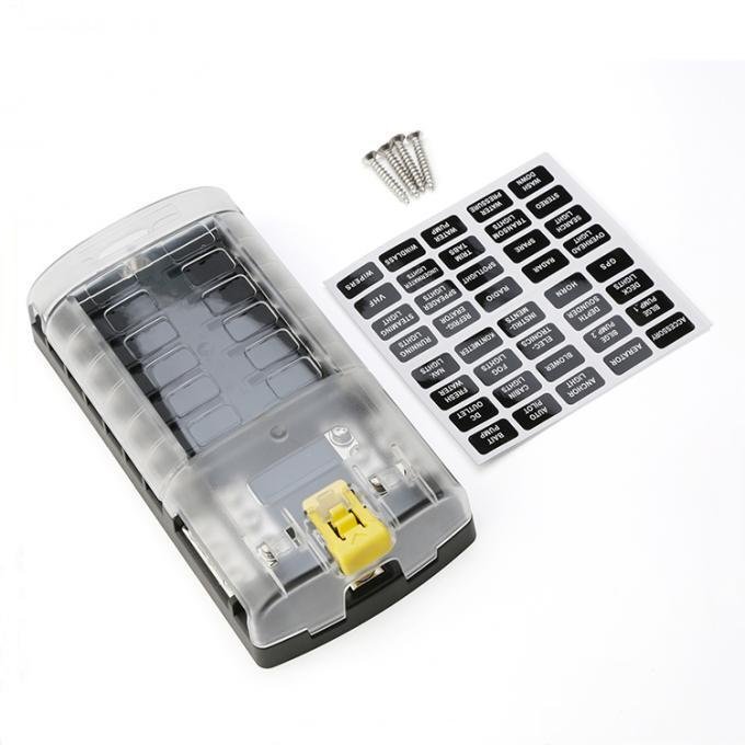 12 Way Blade Fuse Block Negative Bus Car Fuse Box
