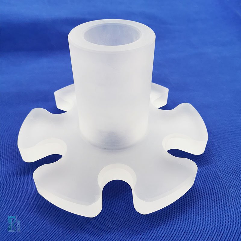 Customized CNC Machined Quartz Glass Component