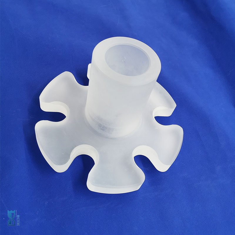 Customized CNC Machined Quartz Glass Component
