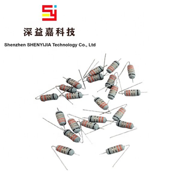 Chinese SHENYIJIA Manufacturer High-Voltage 2% G Thermistor Carbon Film Fixed Fuse Resistor 0.33 ohm 3.3ohm 1/8W to 3W Resistor