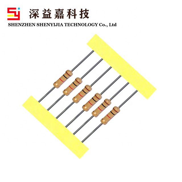 Chinese SHENYIJIA Manufacturer High-Voltage 2% G Thermistor Carbon Film Fixed Fuse Resistor 0.33 ohm 3.3ohm 1/8W to 3W Resistor