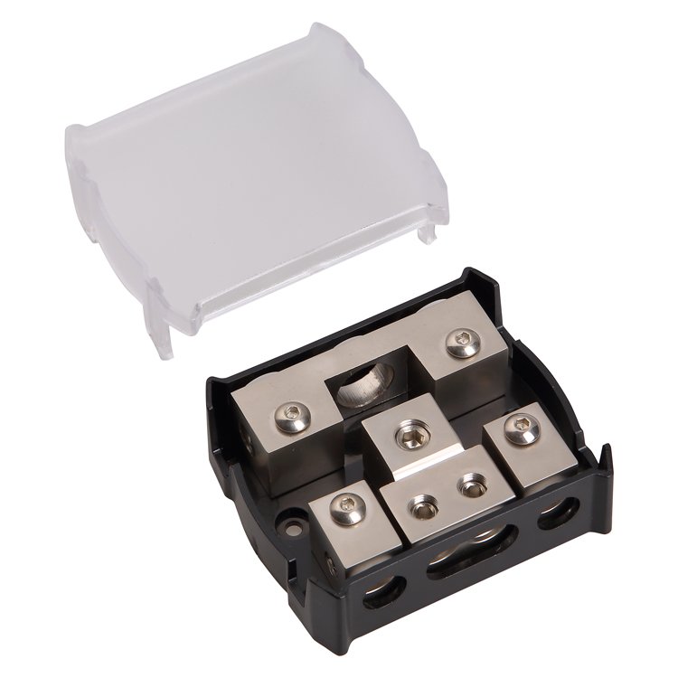 2AFS+DB-1good quality 3X0GA Input 4X4GA Output AFS DB Fuse Holder Audio Fuse Holder Fuse Block