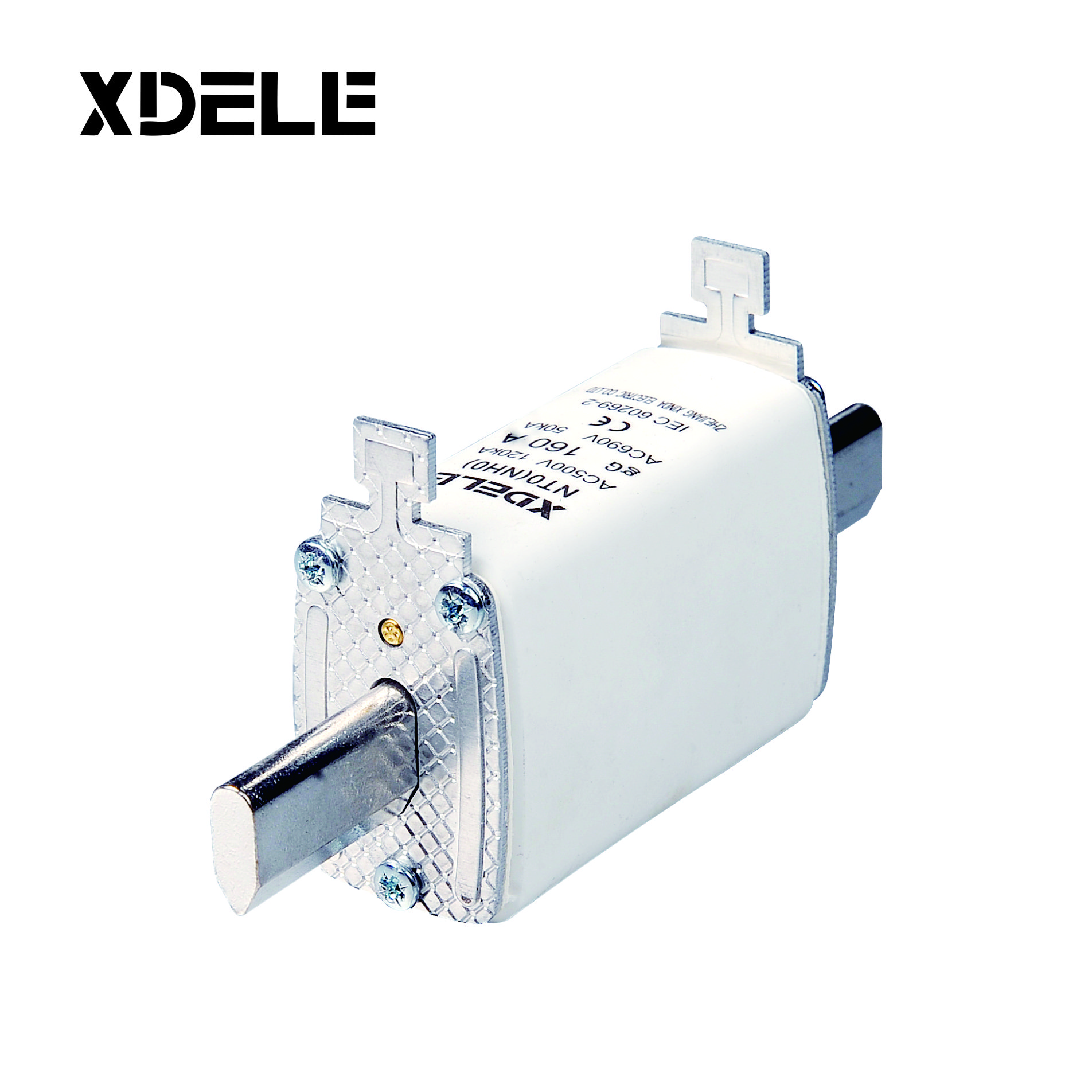 NH0 NH fuse link Series AC500V HRC Fuse Base Low Voltage Ceramic holder