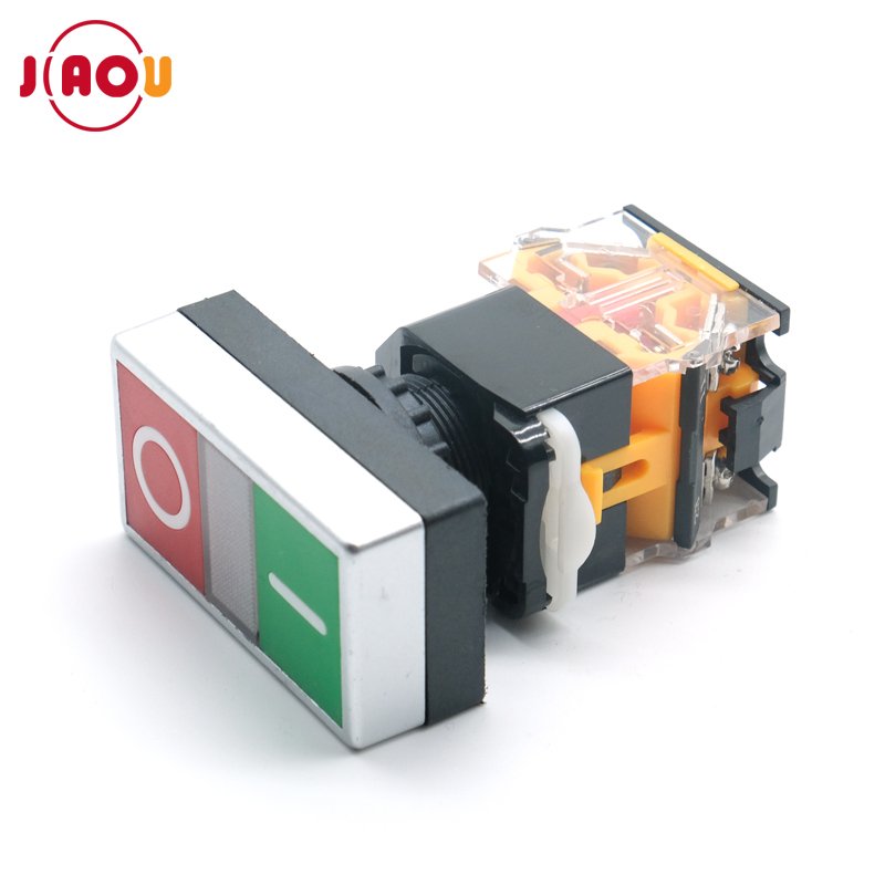 JIAOU YUEQING LA38-11PNSW 22mm Double Button Push Button Switch