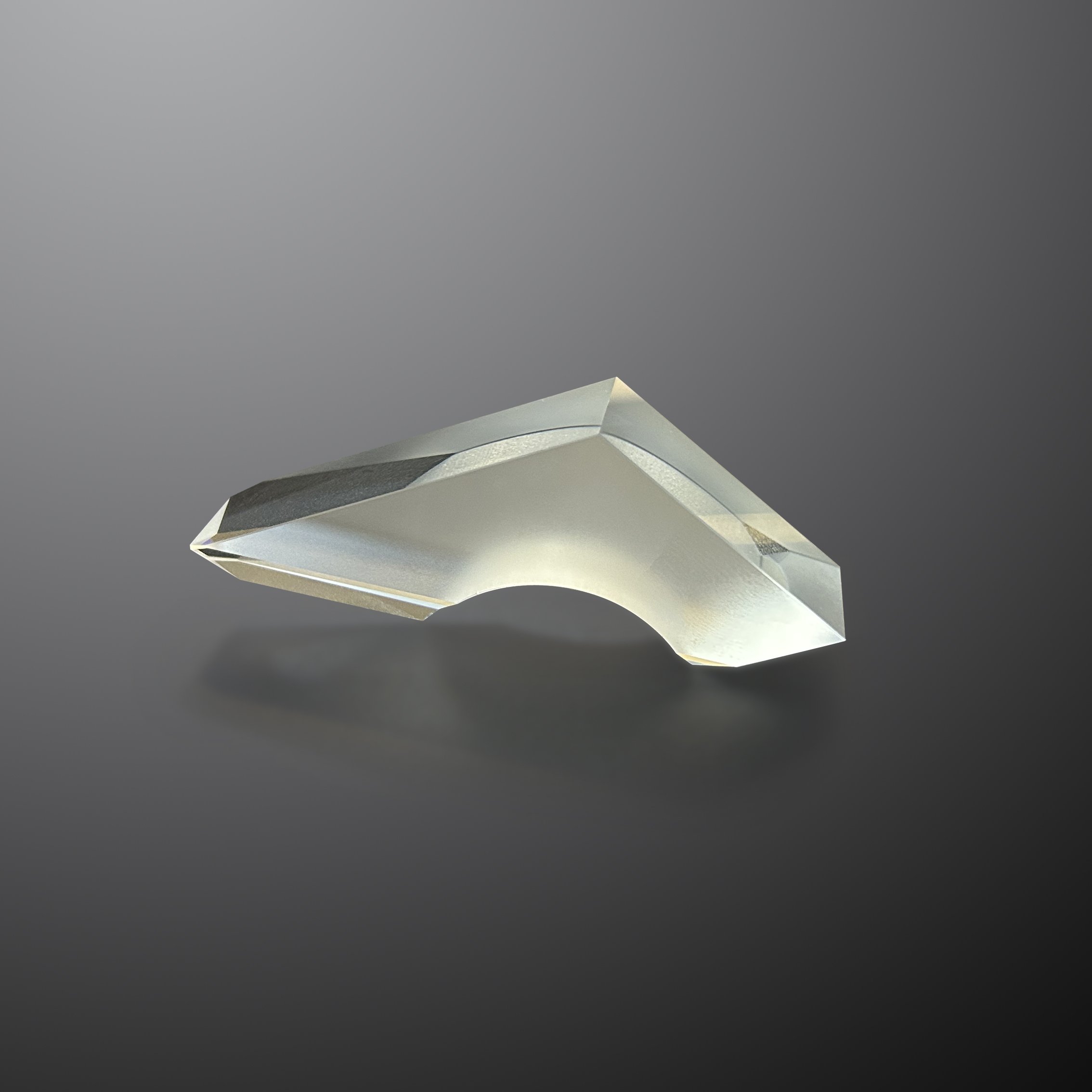 Sapphire Double Convex Lenses AR Coating 1/10 lambda