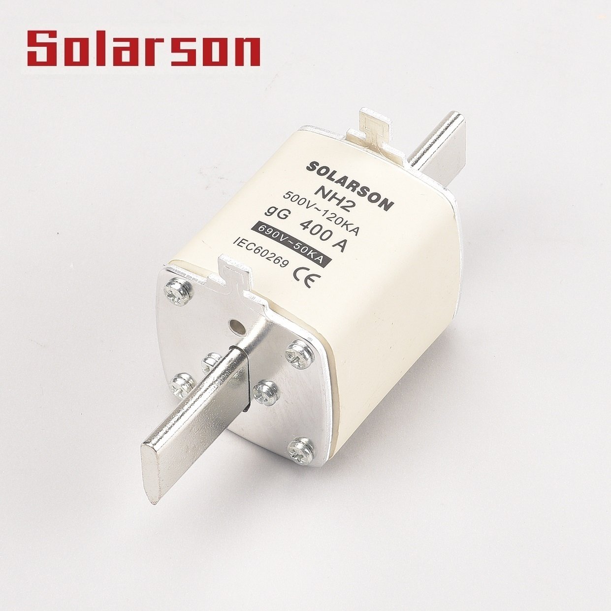 Low voltage and high breaking capacity gG HRC NH2 Fuses & Fuse Bases 400VAC