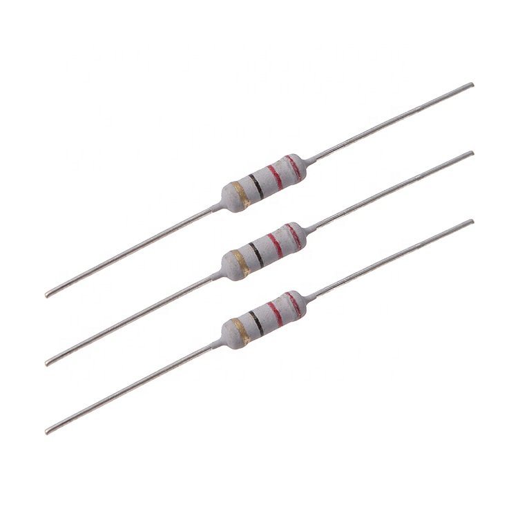 Factory price Color Code 1/4w Carbon Film Power Resistors Fuse Resistors