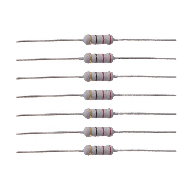 Factory price Color Code 1/4w Carbon Film Power Resistors Fuse Resistors