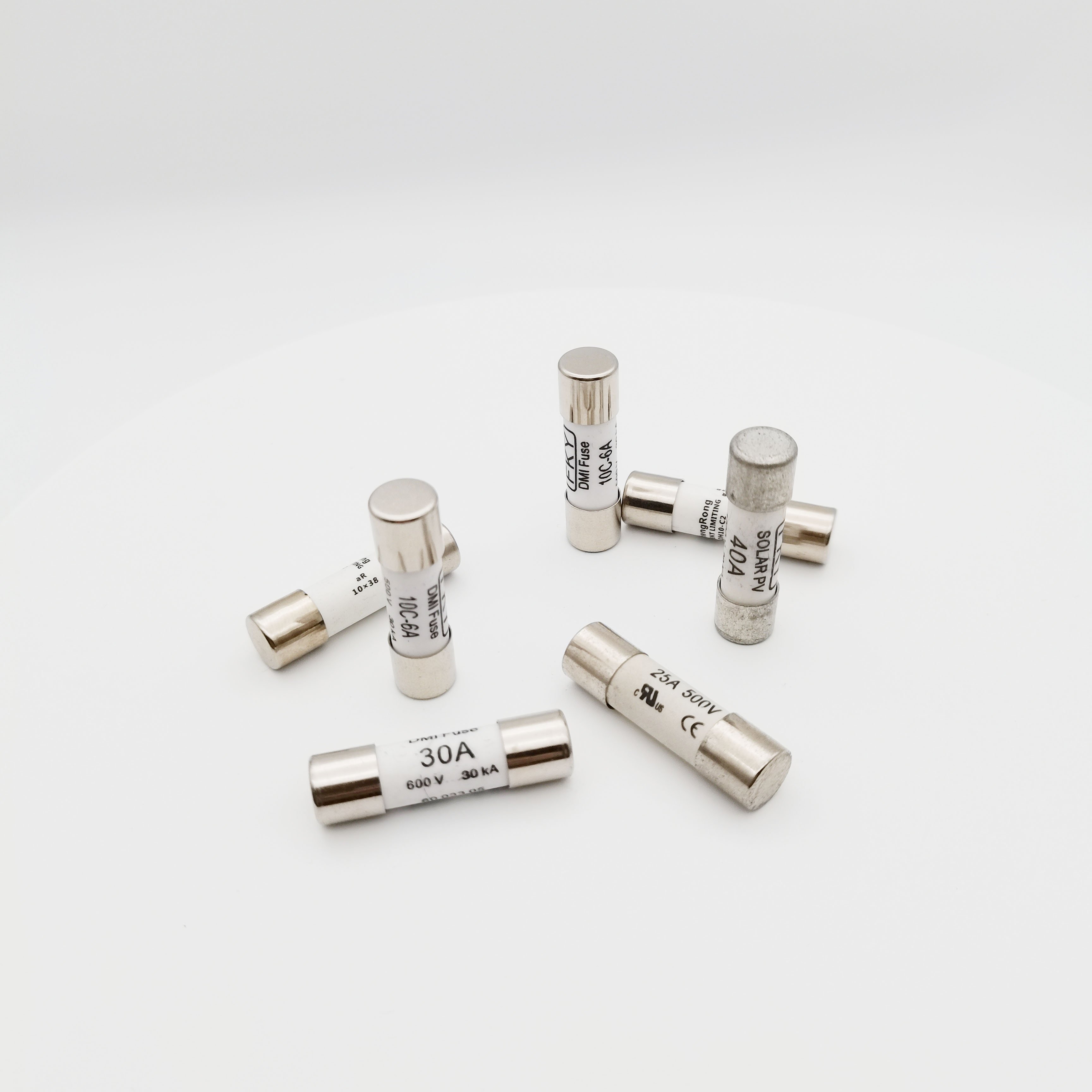 10*38 Ceramic Tube Fuse 10CH-63mA~40A 250V~1000VDC/AC Product Category Fuses & Fuseholders