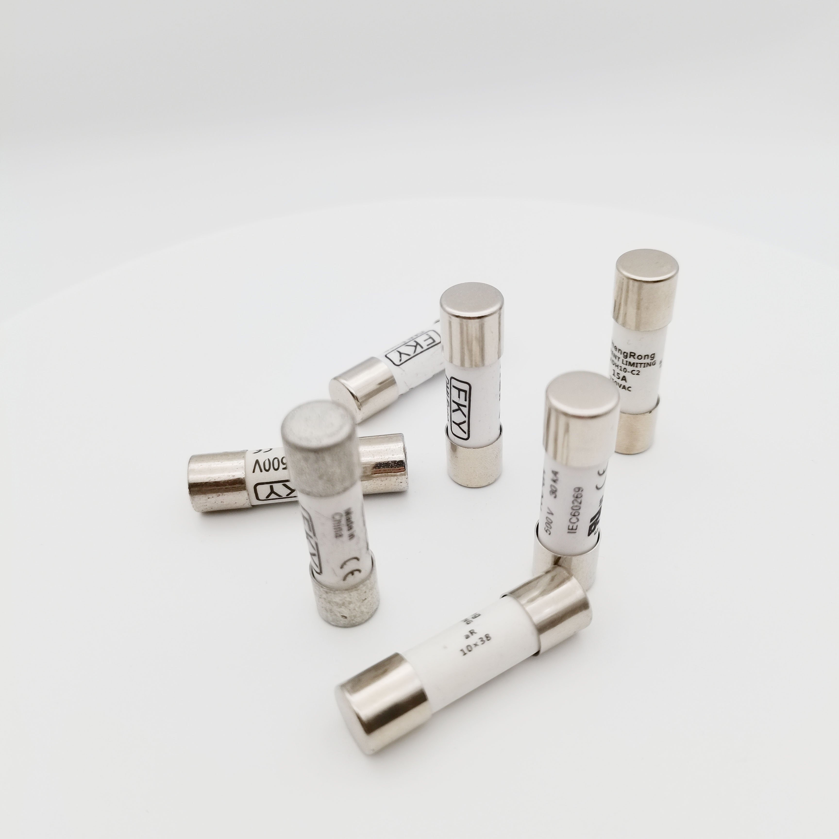10*38 Ceramic Tube Fuse 10CH-63mA~40A 250V~1000VDC/AC Product Category Fuses & Fuseholders