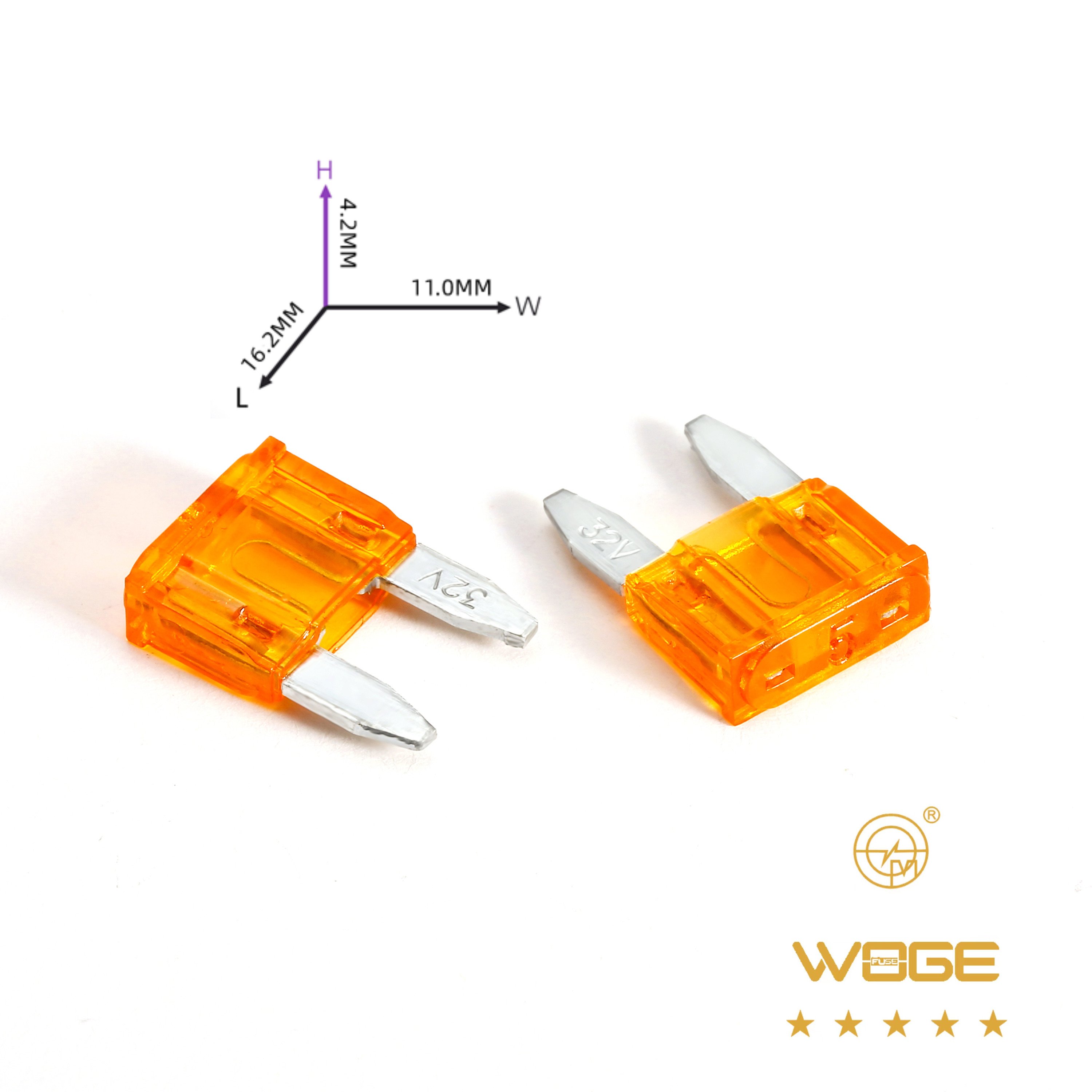 AB11/MINI/297/997/Made in China Wholesale by manufacturers 1-35A blade type fuse into the car Plug-in fuse