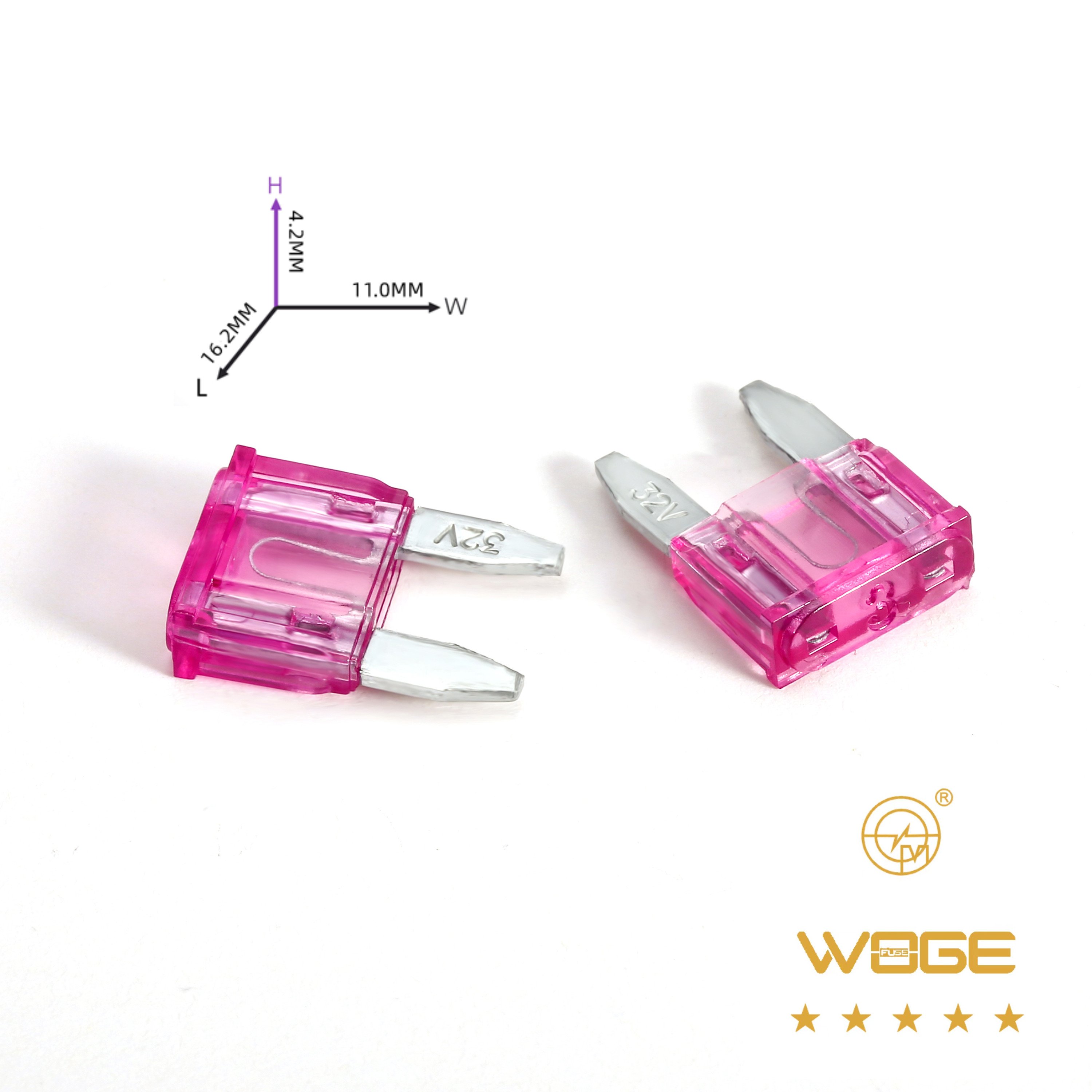 AB11/MINI/297/997/Made in China Wholesale by manufacturers 1-35A blade type fuse into the car Plug-in fuse