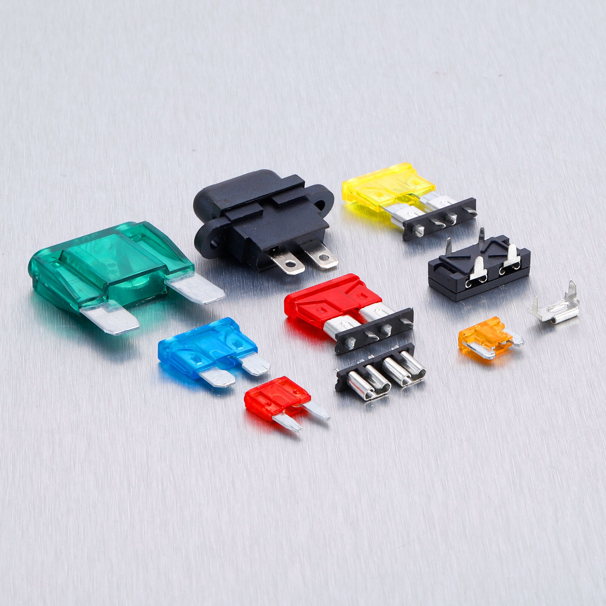 Custom Wire Length Slow Fuses 20 30 40 50 60 70 80 100Amp 32V Waterproof Blade Fuse Relay Maxi Fast Fuse Holder