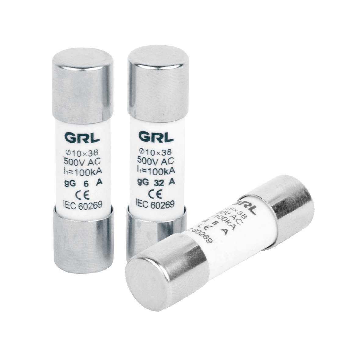 Littelfuse 20A 690V Cylindrical Fuses High-Low Breaking Capacity Copper Ceramic Materials 500V/250V IEC Thermal Link Cutout