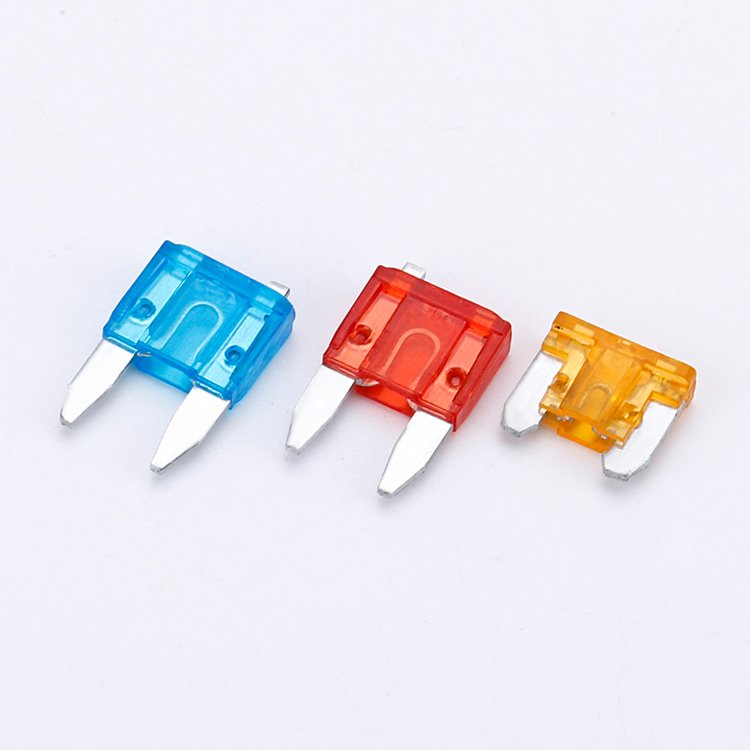 Mini Blade Car Fuse Assortment Zinc Material 2A 3A 5A 7.5 A 10A 15A 20A 25A 30A 35A 40A Automotive Replacement Mini Fuses