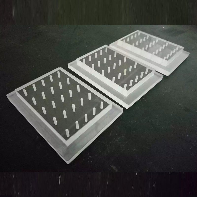 burnishing of optics quartz glass plate