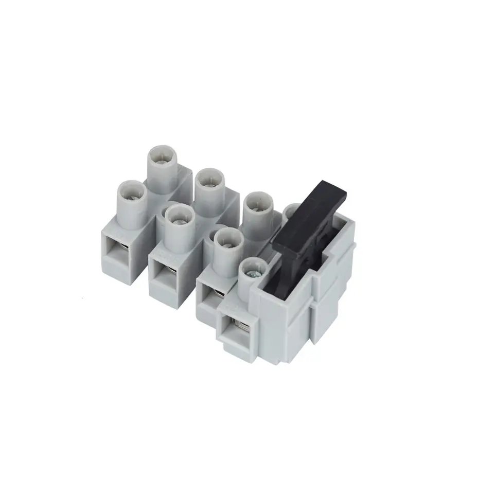 2 pole fuse terminal block for 5x20 fuses