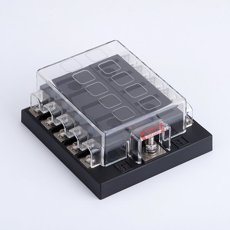 Waterproof Automotive Small 2ABlade Auto Fuse Holder Breaking Safety Low Voltage PV Fuse Motorcycle Boat Fuse Holder