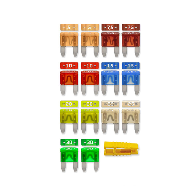 Automotive Fuse Pullers Extraction Tools 17-Piece Automotive Car Fuse Assortment Holders Pack 2 Add-a-Circuit Fuse Tap Adapters