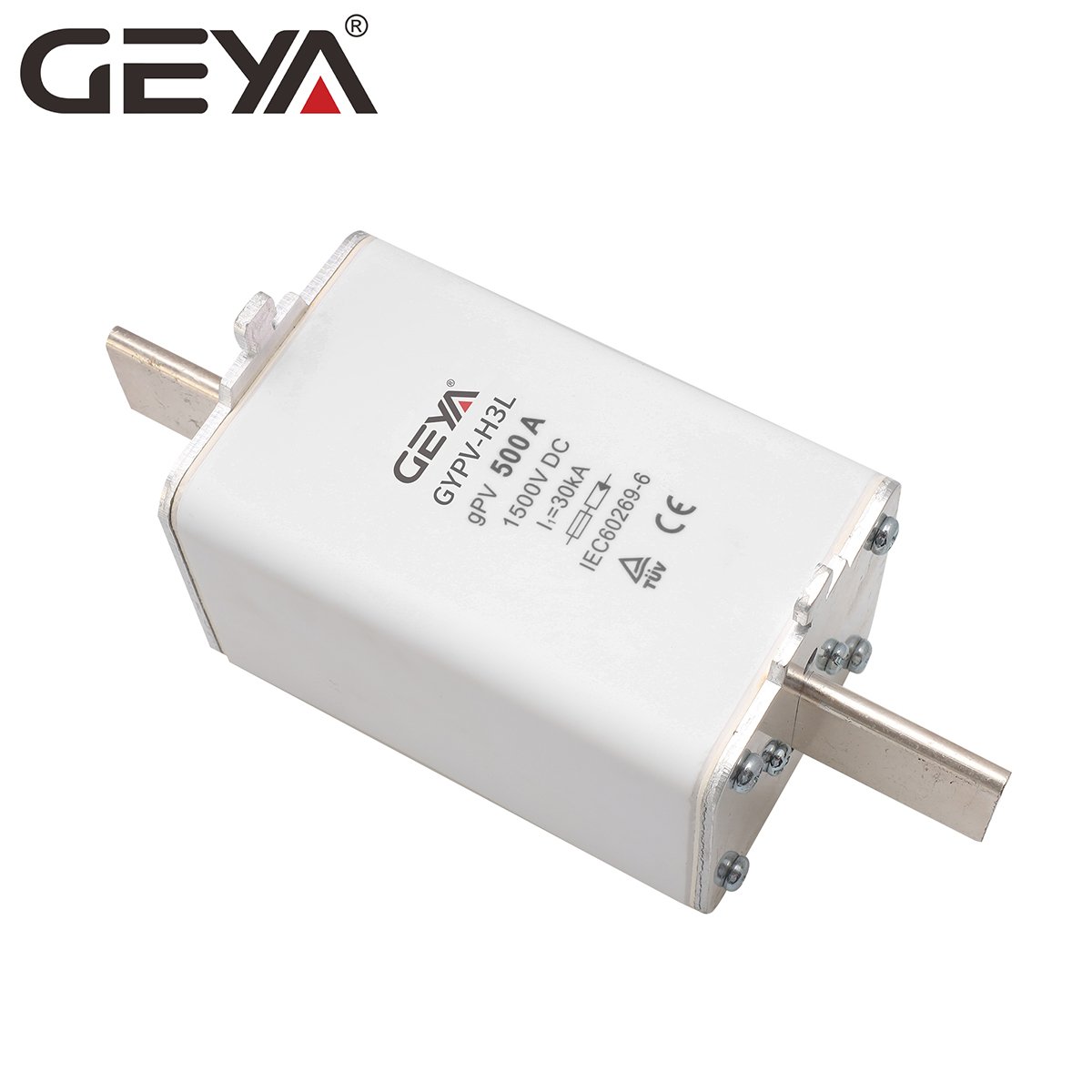 GEYA GYPV-H3L 500A 1500V DC China 125-500A Fuse Link Low Voltage Fuse Automatic Fuse SOLAR Square PV