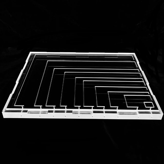 Quartz Glass Machined Plates CNC Machining Parts