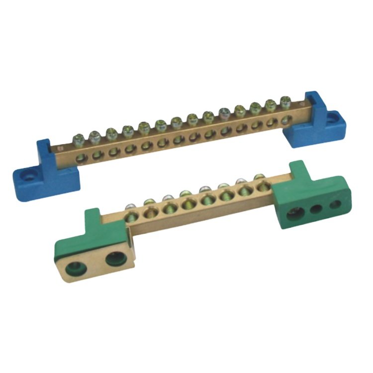Fuse Block Brass Terminal Block Earth Bus Bar M8 Connector