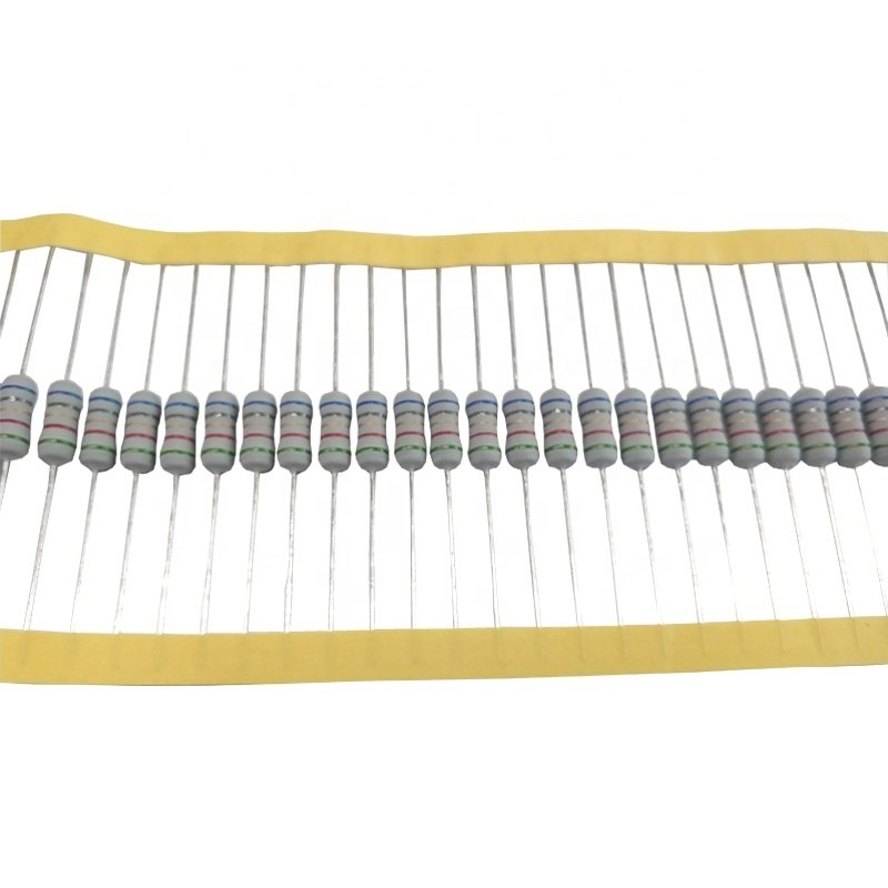 UL Passed LED Fusible Resistor 1/4W 1/2W 1W 2W 2.2 4.7 44 10k ohm Axial Wirewound Resistor for LED Audio Speaker Power Supplies