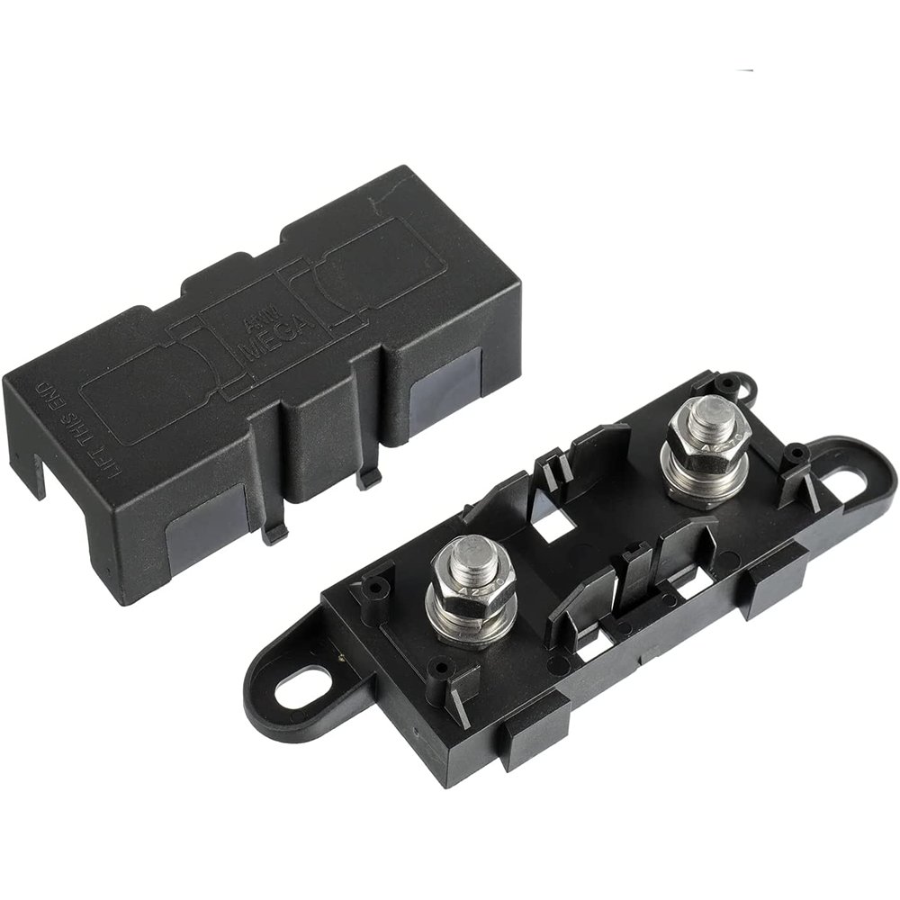 MEGA Car Fuse Holder High Current Automotive AMG Fuse Bolt-Down Fuse With Cover for Cars Construction Vehicles