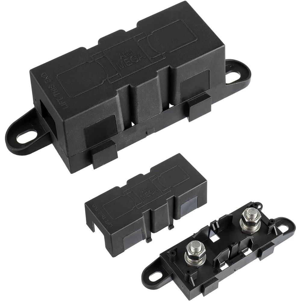 MEGA Car Fuse Holder High Current Automotive AMG Fuse Bolt-Down Fuse With Cover for Cars Construction Vehicles
