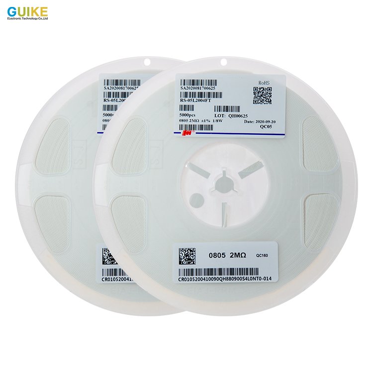 0805(2012) 1% 2M00 3M00 4M02 5M10 8M06-10M0 wirewound fuse thread type fusabile high frequency aluminum housed resistor