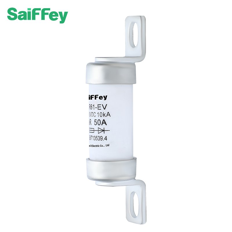 Saiffey JR61 aR 50A Solar Fuse Link for EV charger New Energy Electric Vehicle Charger Protection Ceramic Fuse
