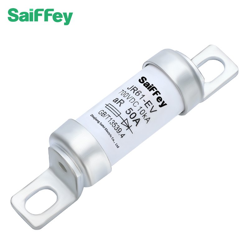 Saiffey JR61 aR 50A Solar Fuse Link for EV charger New Energy Electric Vehicle Charger Protection Ceramic Fuse