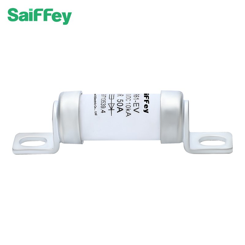 Saiffey JR61 aR 50A Solar Fuse Link for EV charger New Energy Electric Vehicle Charger Protection Ceramic Fuse