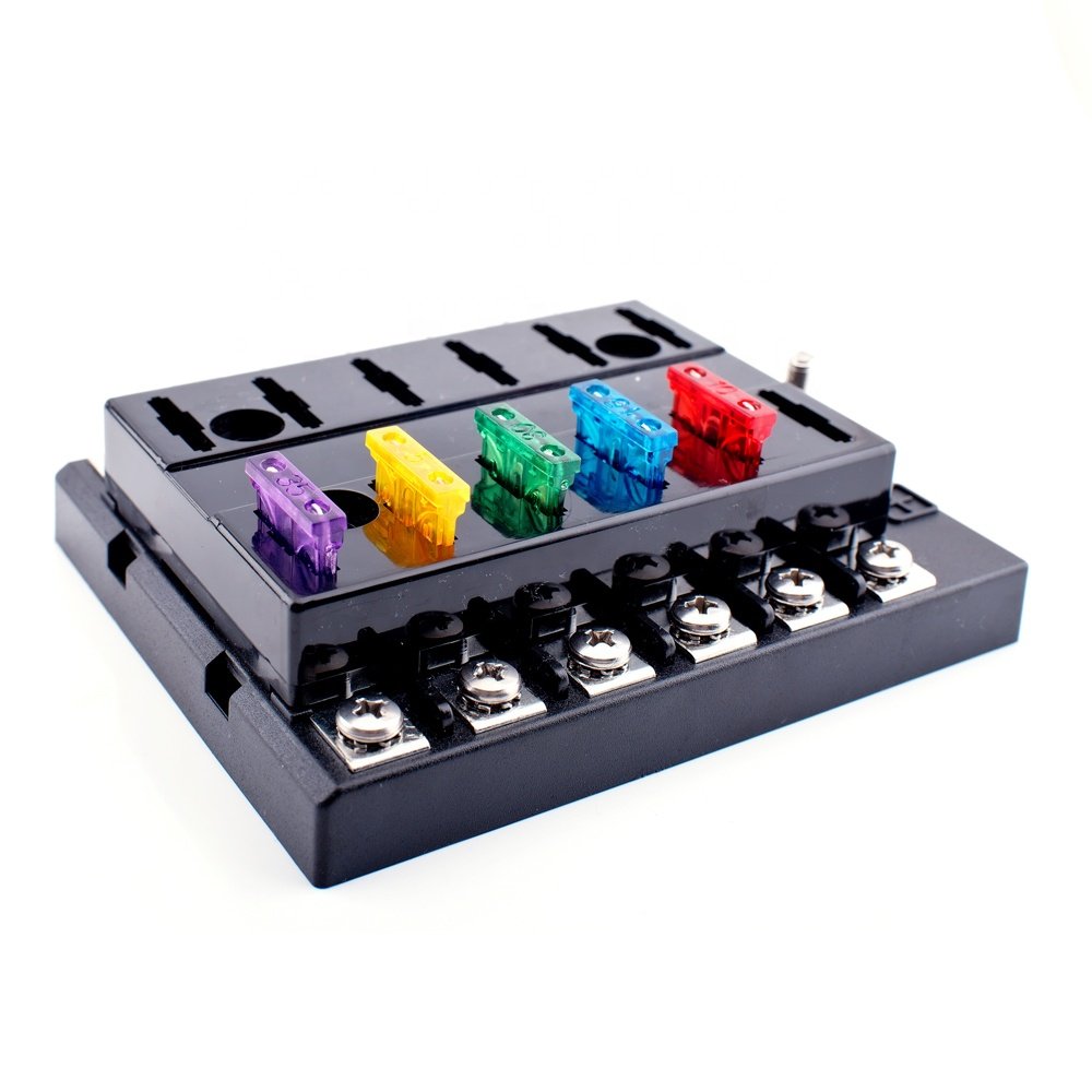 Automatic Fuse 32v Fuse Box Holder Block 12 Way Circuit Car Fuse Without LED Indication