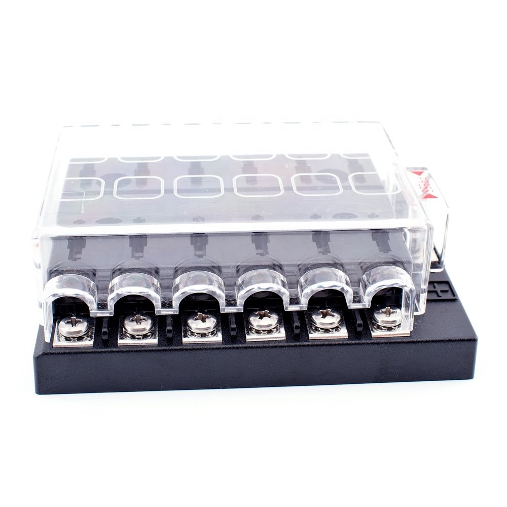 Automatic Fuse 32v Fuse Box Holder Block 12 Way Circuit Car Fuse Without LED Indication