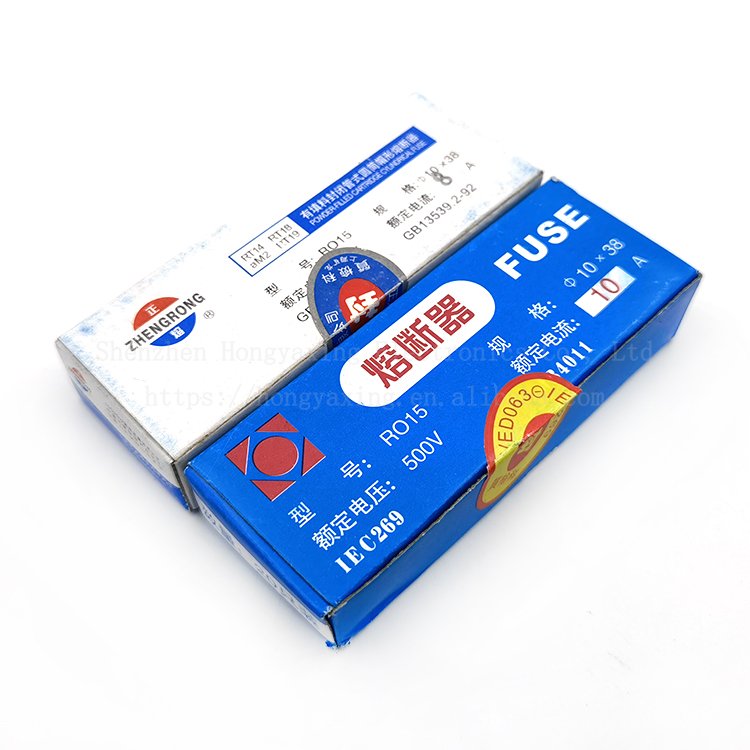 10 * 38 ceramic tube fuse 380V500V fuse high-voltage high temperature resistant fuse 1A2A3A10A50A
