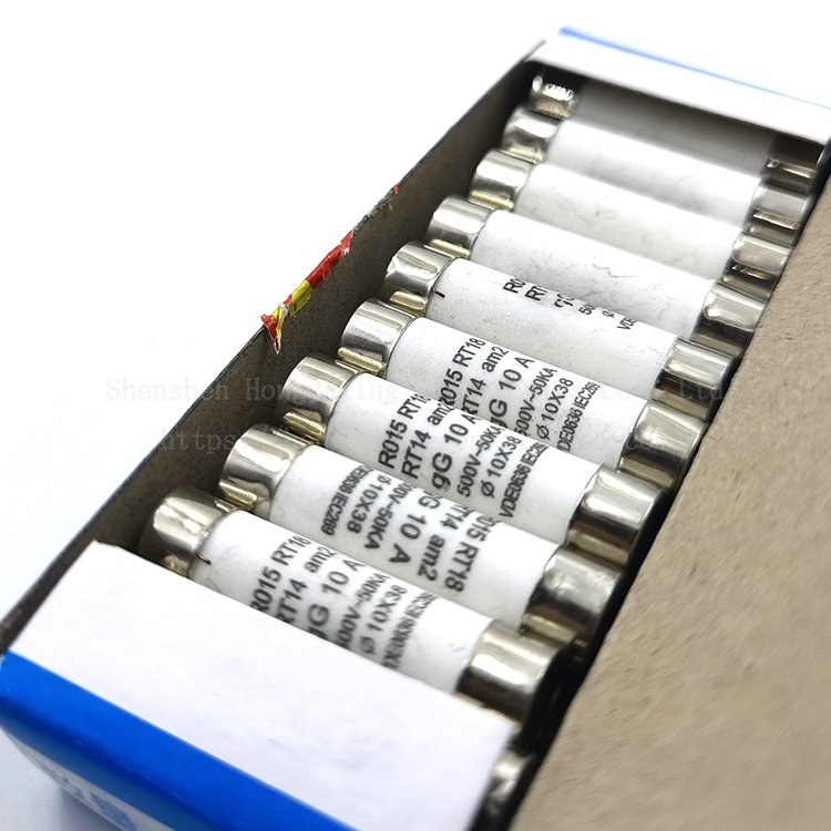 10 * 38 ceramic tube fuse 380V500V fuse high-voltage high temperature resistant fuse 1A2A3A10A50A