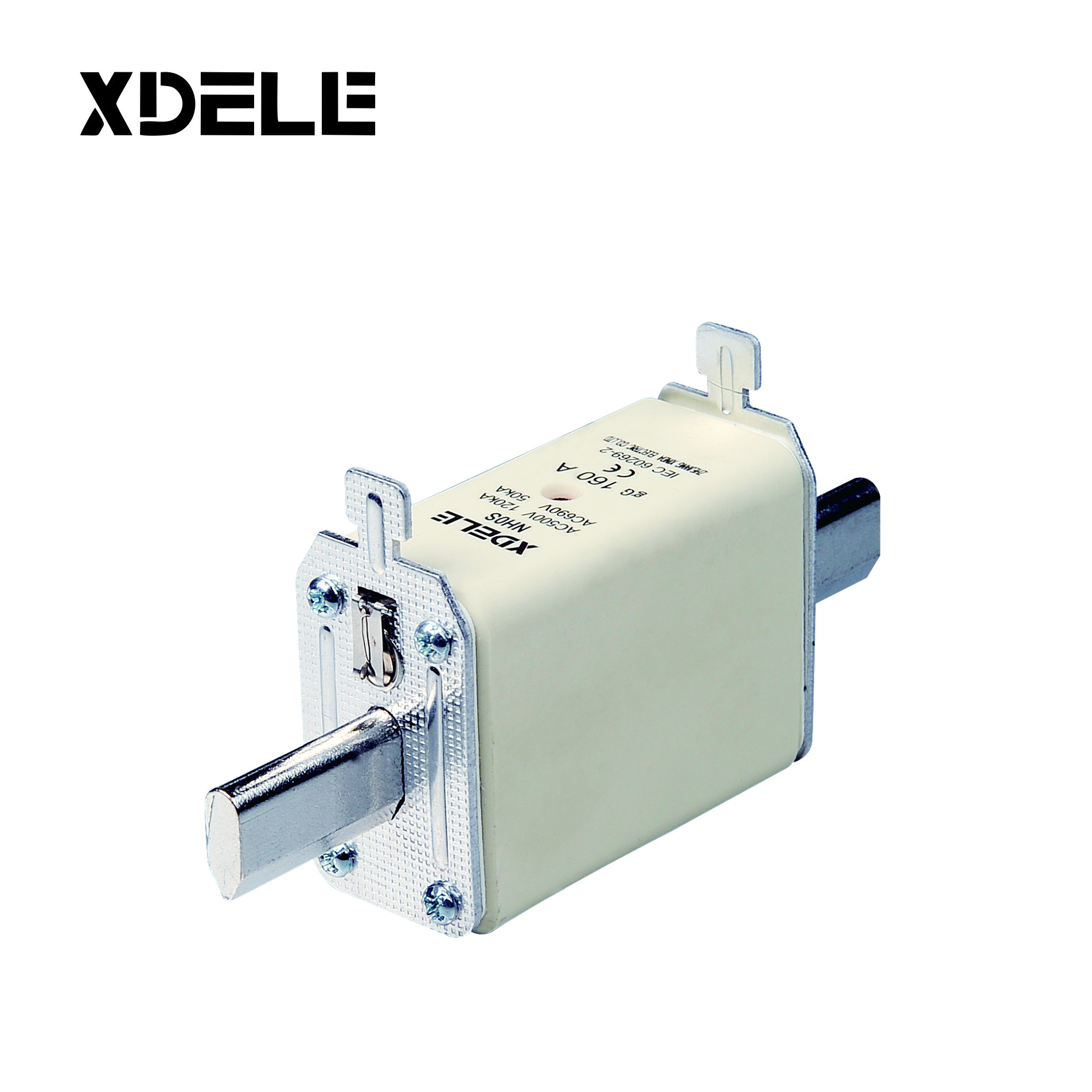 NH0 NH fuse link Series AC500V HRC Fuse Base Low Voltage Ceramic holder